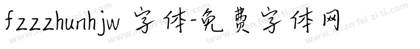 fzzzhunhjw 字体字体转换